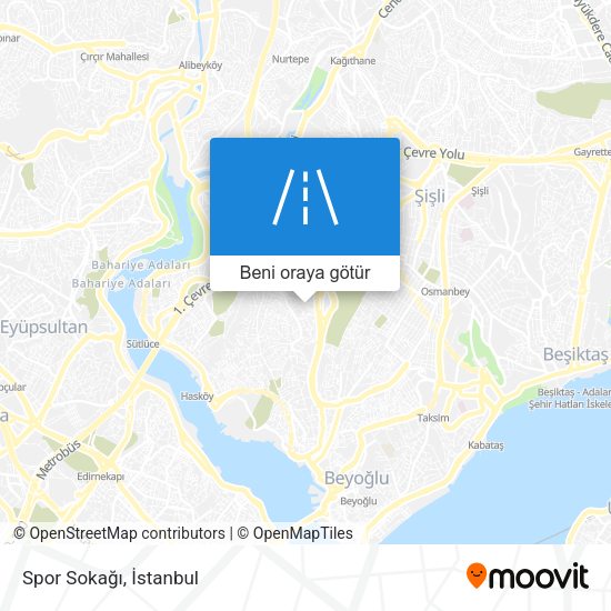 Spor Sokağı harita