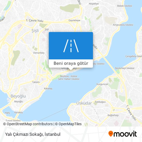 Yalı Çıkmazı Sokağı harita