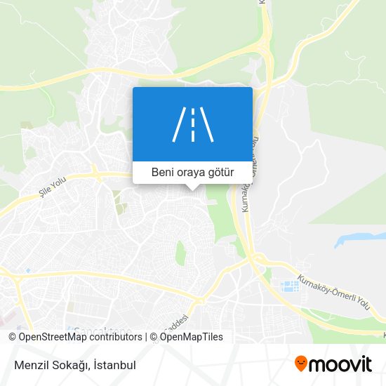 Menzil Sokağı harita