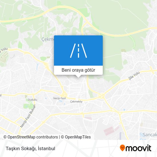Taşkın Sokağı harita