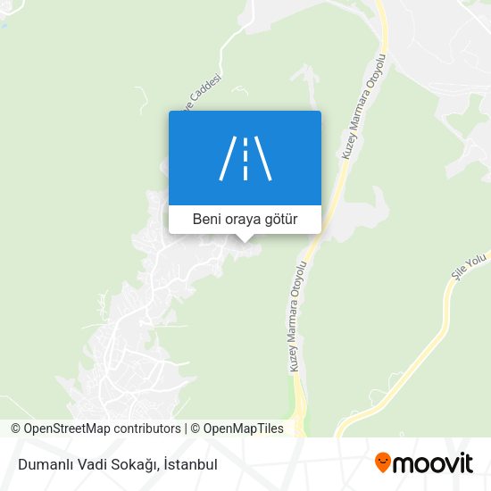 Dumanlı Vadi Sokağı harita
