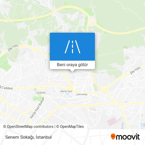 Senem Sokağı harita