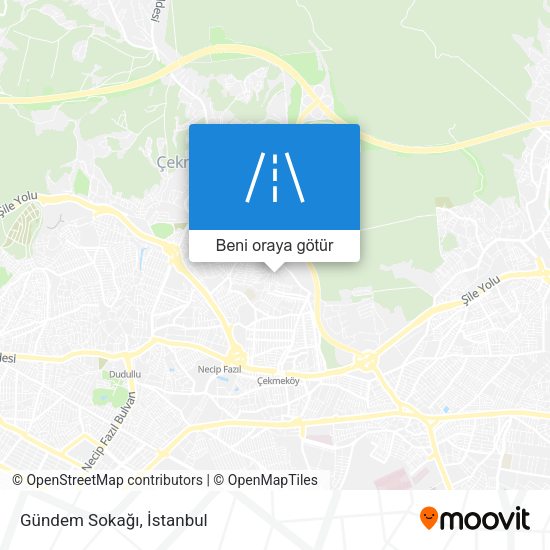 Gündem Sokağı harita