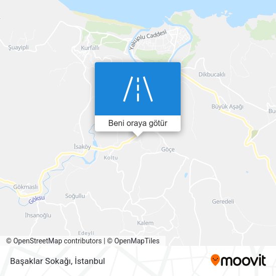 Başaklar Sokağı harita