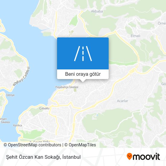 Şehit Özcan Kan Sokağı harita