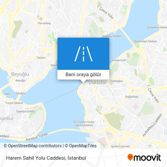 Harem Sahil Yolu Caddesi harita