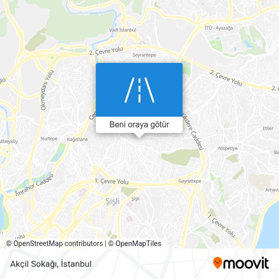 Akçil Sokağı harita
