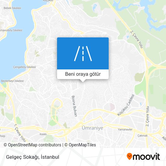 Gelgeç Sokağı harita