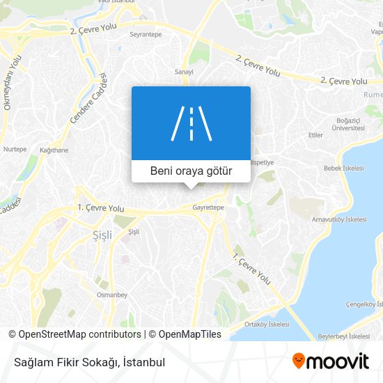 Sağlam Fikir Sokağı harita