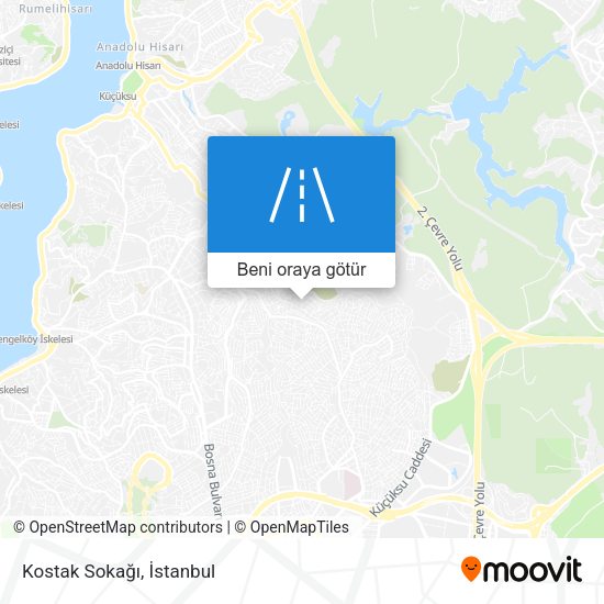 Kostak Sokağı harita