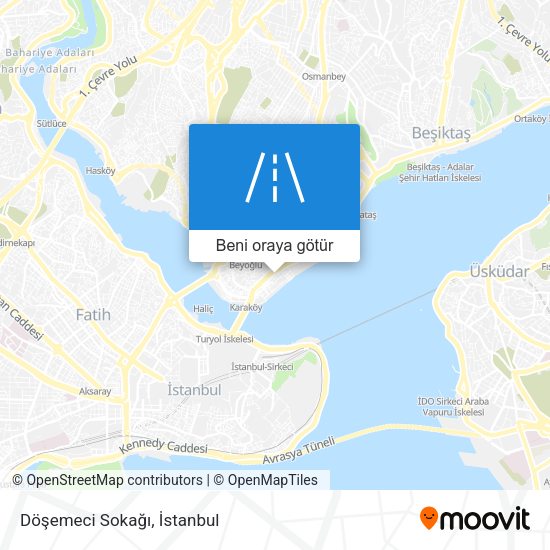 Döşemeci Sokağı harita
