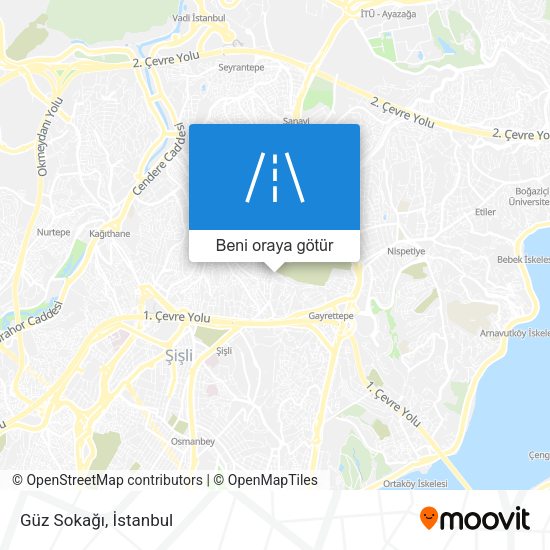 Güz Sokağı harita