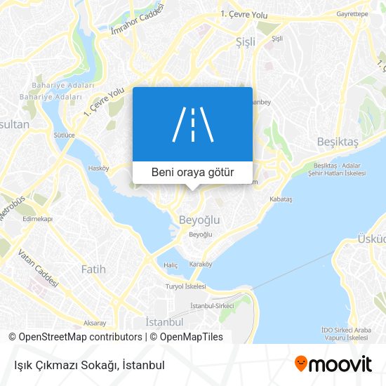 Işık Çıkmazı Sokağı harita