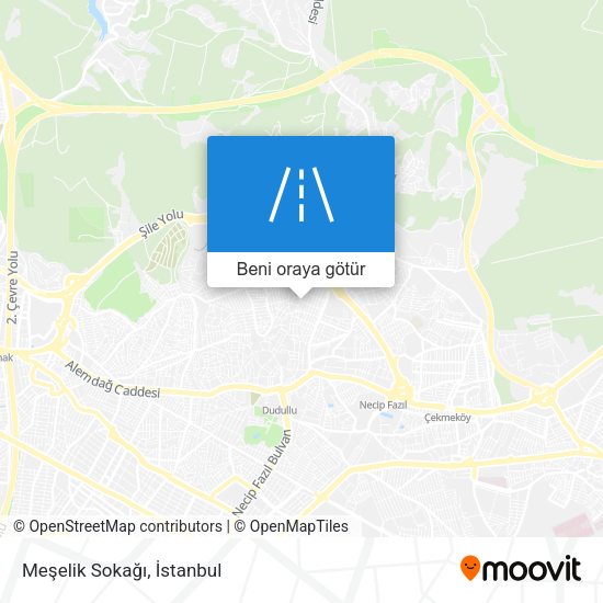 Meşelik Sokağı harita