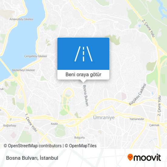 Bosna Bulvarı harita