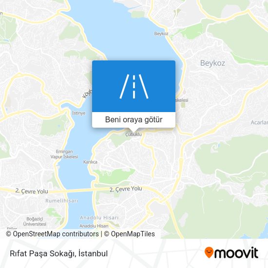 Rıfat Paşa Sokağı harita