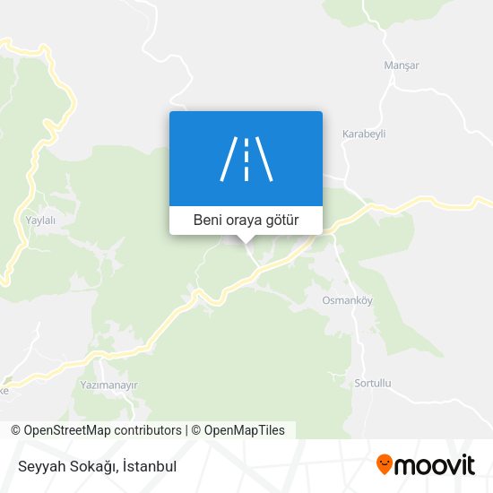 Seyyah Sokağı harita