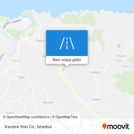 Kandira Yolu Cd. harita