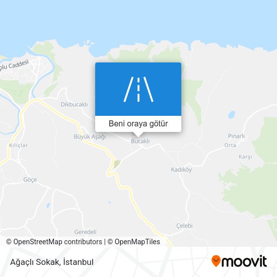 Ağaçlı Sokak harita
