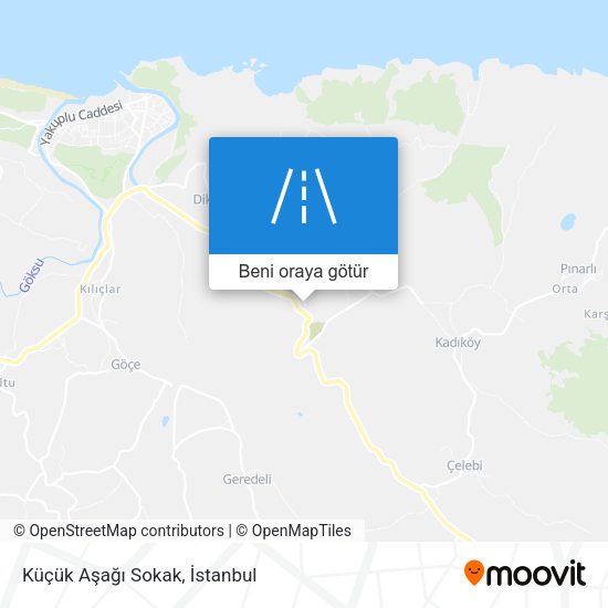 Küçük Aşağı Sokak harita