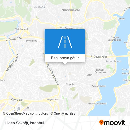 Ülgen Sokağı harita