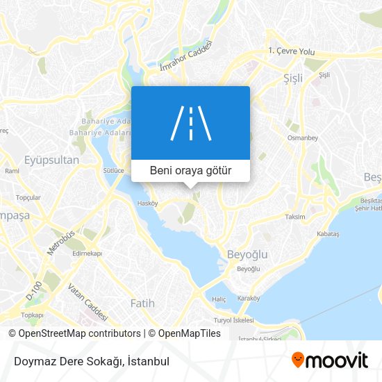 Doymaz Dere Sokağı harita