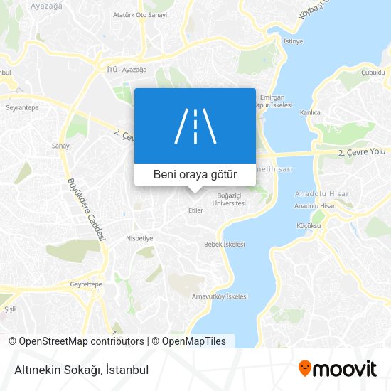 Altınekin Sokağı harita