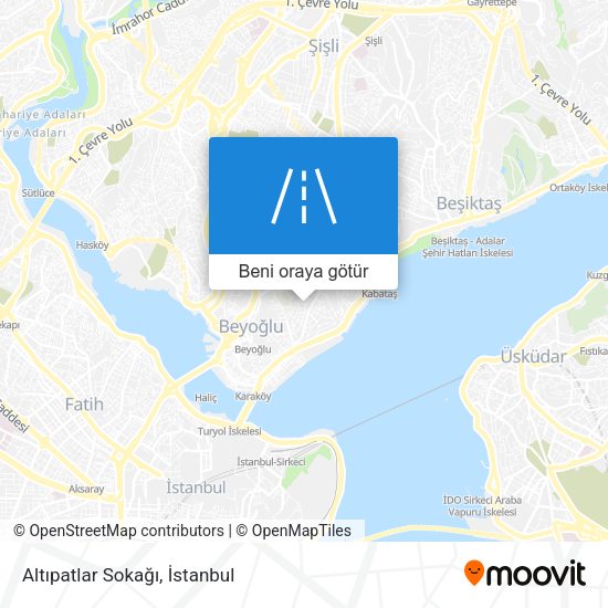 Altıpatlar Sokağı harita