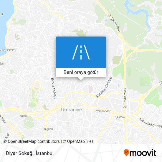 Diyar Sokağı harita