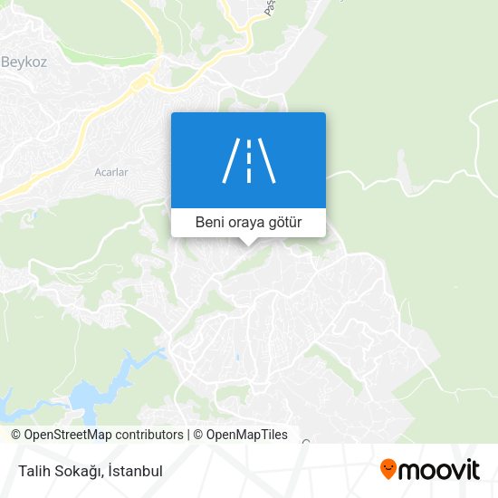 Talih Sokağı harita