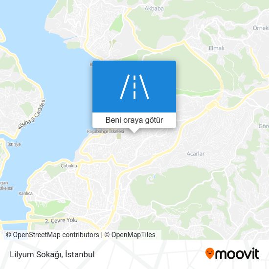 Lilyum Sokağı harita