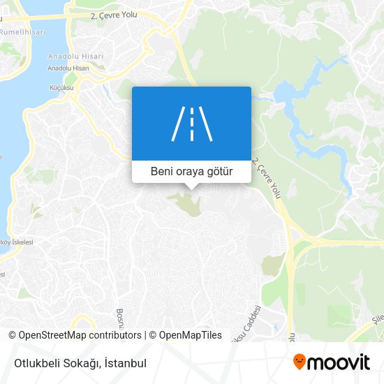 Otlukbeli Sokağı harita