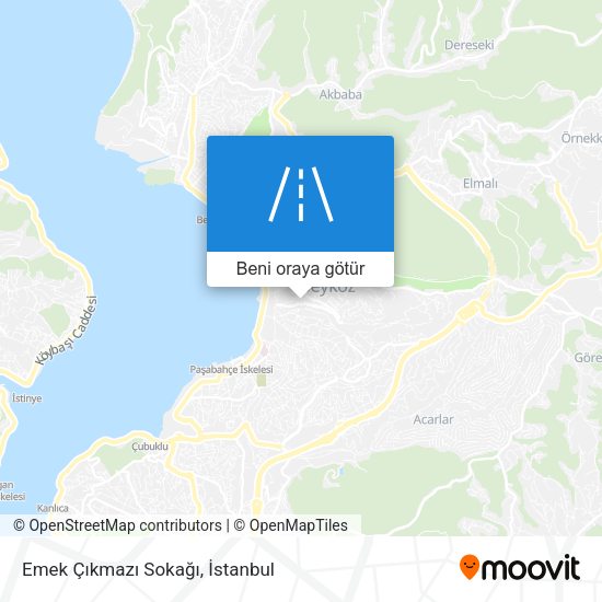 Emek Çıkmazı Sokağı harita