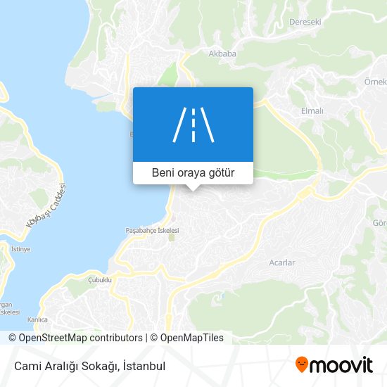 Cami Aralığı Sokağı harita