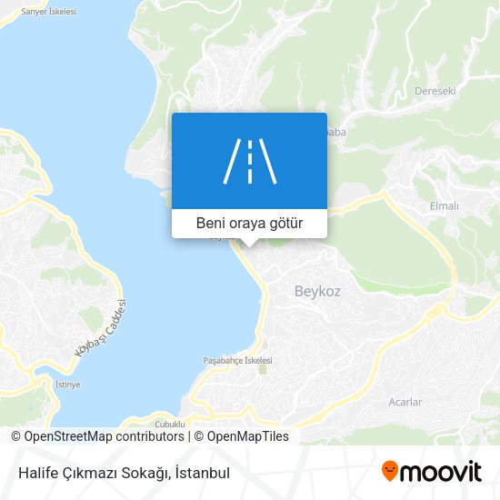 Halife Çıkmazı Sokağı harita