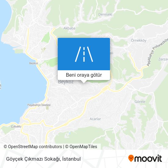 Göyçek Çıkmazı Sokağı harita
