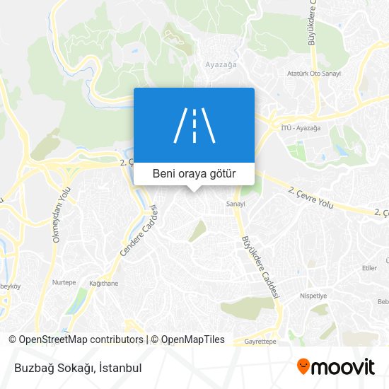 Buzbağ Sokağı harita