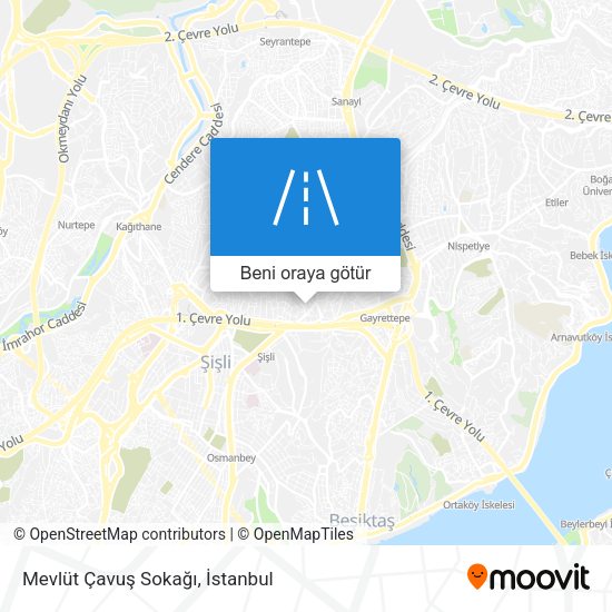 Mevlüt Çavuş Sokağı harita