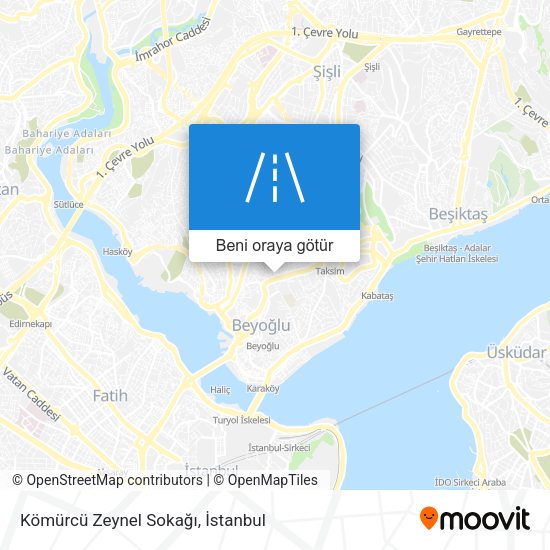 Kömürcü Zeynel Sokağı harita