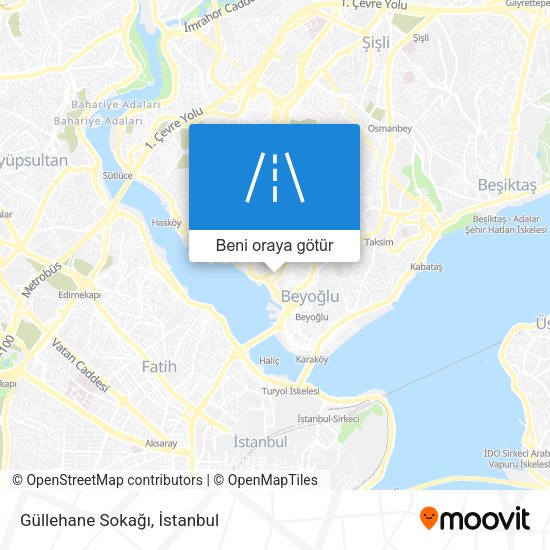 Güllehane Sokağı harita