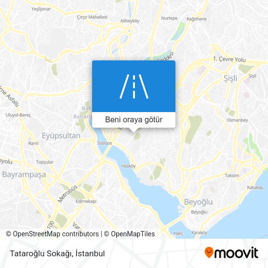 Tataroğlu Sokağı harita
