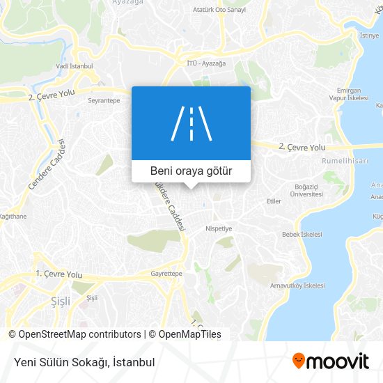 Yeni Sülün Sokağı harita