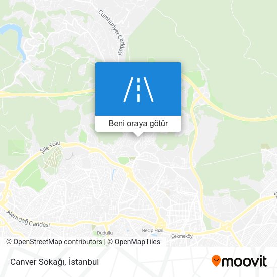 Canver Sokağı harita