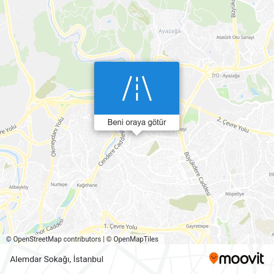 Alemdar Sokağı harita