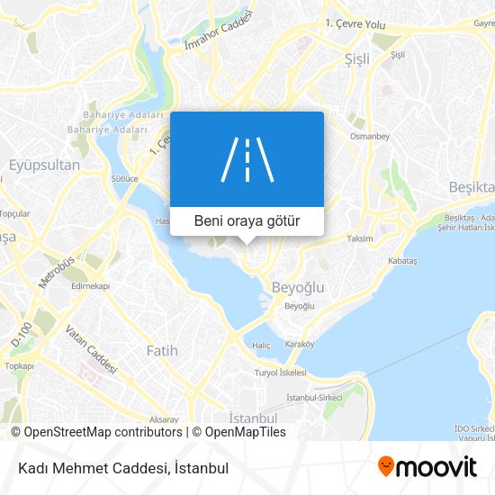 Kadı Mehmet Caddesi harita