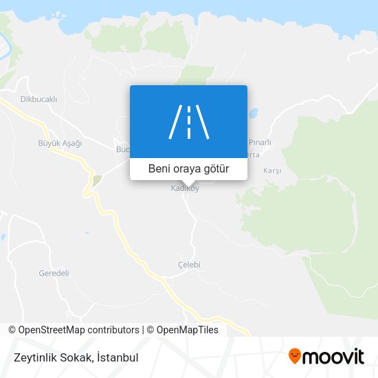 Zeytinlik Sokak harita