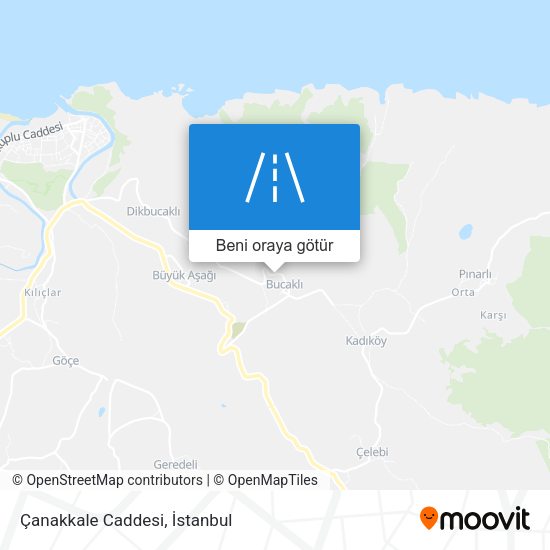 Çanakkale Caddesi harita