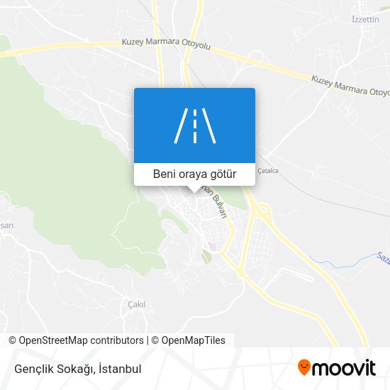 Gençlik Sokağı harita