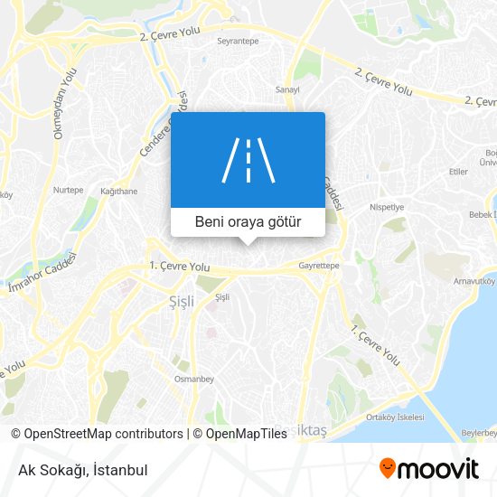 Ak Sokağı harita
