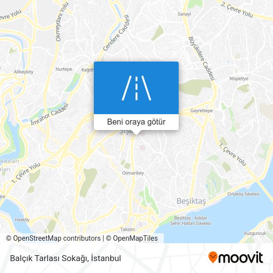 Balçık Tarlası Sokağı harita